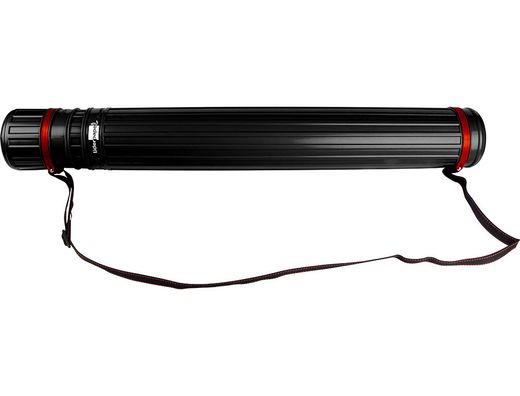 Portaplanos Plastico Liderpapel Diametro 9 cm Extensible Hasta 125 cm Negro