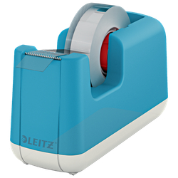 Portarrollo sobremesa leitz cosy plastico para cintas 33 mt color azul