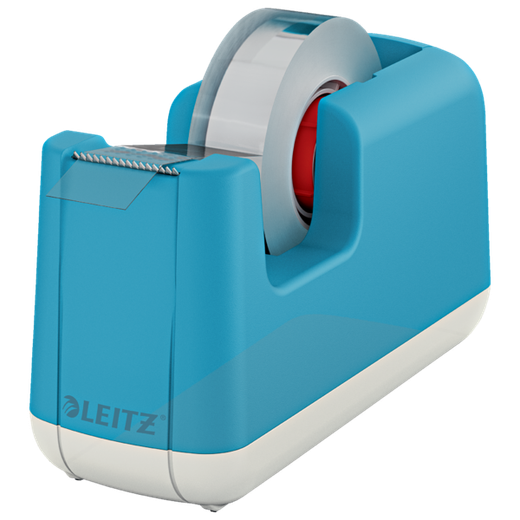 Portarrollo sobremesa leitz cosy plastico para cintas 33 mt color azul