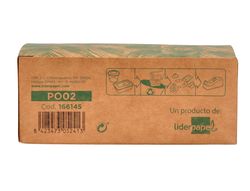 Portarrollo sobremesa liderpapel ecouse 100% plastico reciclado para cinta de 33 mt color verde