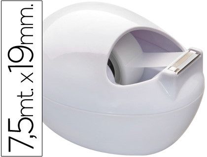 Portarrollos de 19 mm color blanco Scotch