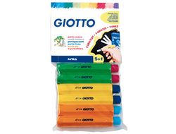 Portatizas Plastico Giotto Blister de 5 + 1 de Regalo