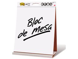 POST-IT BLOC DE MESA SUPERSTICKY PARA REUNIONES PAPEL RECICLADO 20 H./BLOC BLANCO