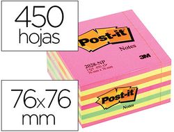 POST-IT CUBO notas adhesivas 450h 76x76mm Caramelo rosa 2028NP