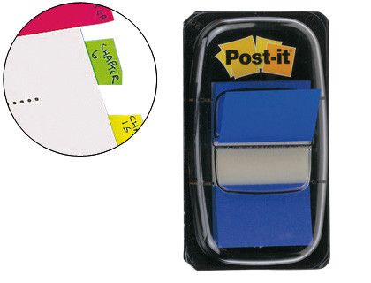 POST-IT Index Dispensador 50 ud Azul 680-2