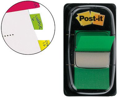 POST-IT Index Dispensador 50 ud verde 680-3