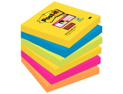 POST-IT Notas adhesivas Rio Janeiro Pack 6 blocs 76x76mm