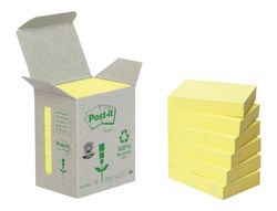 POST-IT Torre notas adhesivas 24 blocs 100h Amarillo 38x51mm Reciclado FT510110388