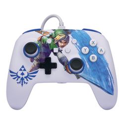 PowerA Mando con cable Enhanced para Nintendo Switch - Master Sword Attack