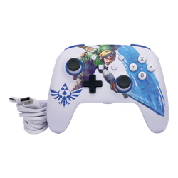 PowerA Mando con cable Enhanced para Nintendo Switch - Master Sword Attack