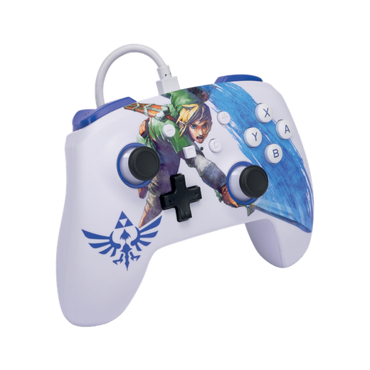 PowerA Mando con cable Enhanced para Nintendo Switch - Master Sword Attack