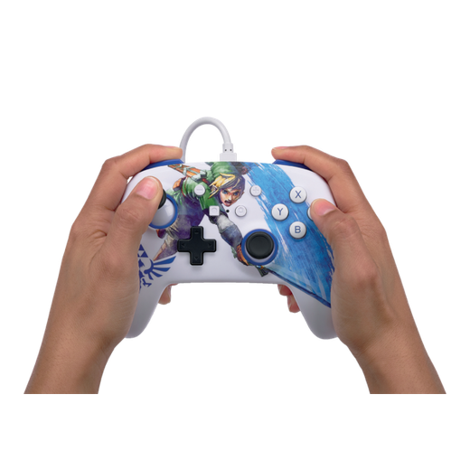 PowerA Mando con cable Enhanced para Nintendo Switch - Master Sword Attack