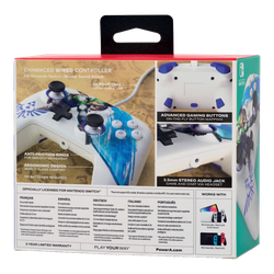 PowerA Mando con cable Enhanced para Nintendo Switch - Master Sword Attack