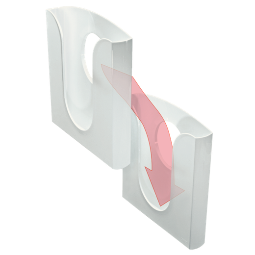 Presenter Set (Juego completo 4 bandejas+adaptador+elementos de fijación), cristal