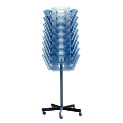 Presenter Set (Juego completo 4 bandejas+adaptador+elementos de fijación), cristal