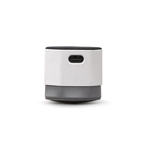 Puff Soft Seating Regulable. Color Gris/Negro