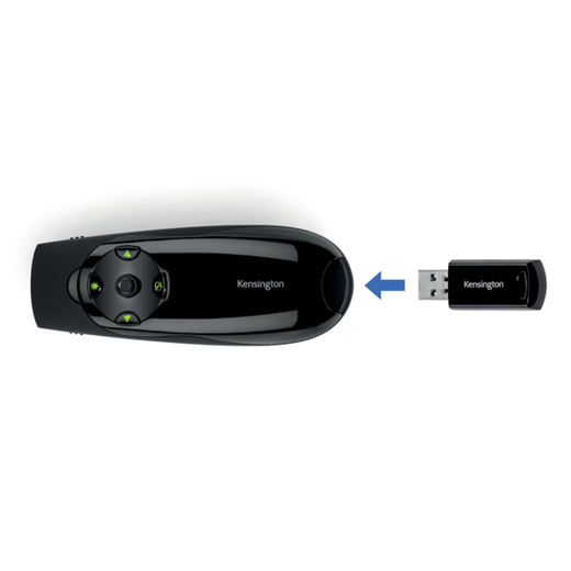 Presentador-puntero Kensington Expert laser verde y joystick