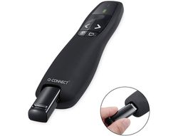 Puntero laser q-connect para presentaciones 5 botones alcance 20 mt micro usb