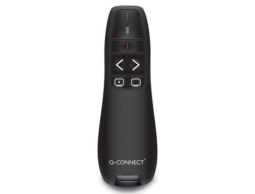 Puntero laser q-connect para presentaciones 5 botones alcance 20 mt micro usb