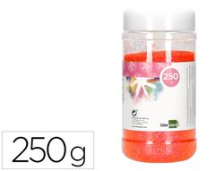 Purpurina liderpapel fantasia color metalico naranja pastel bote de 250 gr