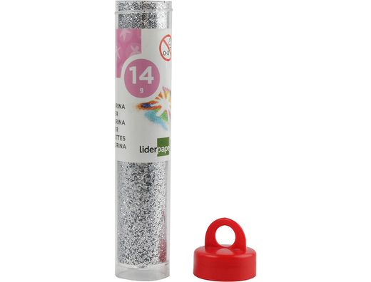 Purpurina Liderpapel Fantasia Color Plata Bote de 14 Gr