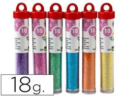 Purpurina Liderpapel Fantasia Colores Metalicos Pasteles Bote de 18 Gr