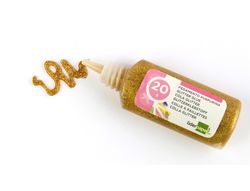 Purpurina Pegamento Liderpapel Fantasia Colores Metalicos Oro y Plata Bote de 20 Gr