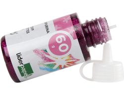 Purpurina Pegamento Liderpapel Fantasia Colores Metalicos Surtidos Bote de 60 Gr