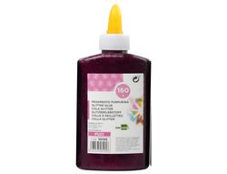 Purpurina pegamento liderpapel fantasia violeta metalizado bote de 160 gr