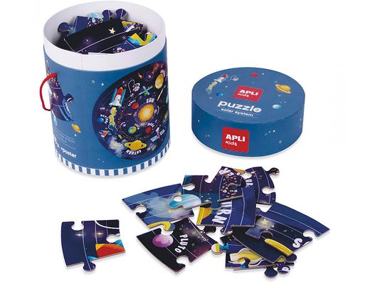 Puzle apli circular sistema solar 48 piezas
