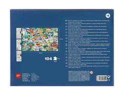Puzle apli observacion de la ciudad 104 piezas tamaño 5x5 cm