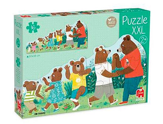 Puzle goula xxl familia de osos 16 piezas