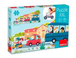 Puzle goula xxl vehiculos 18 piezas