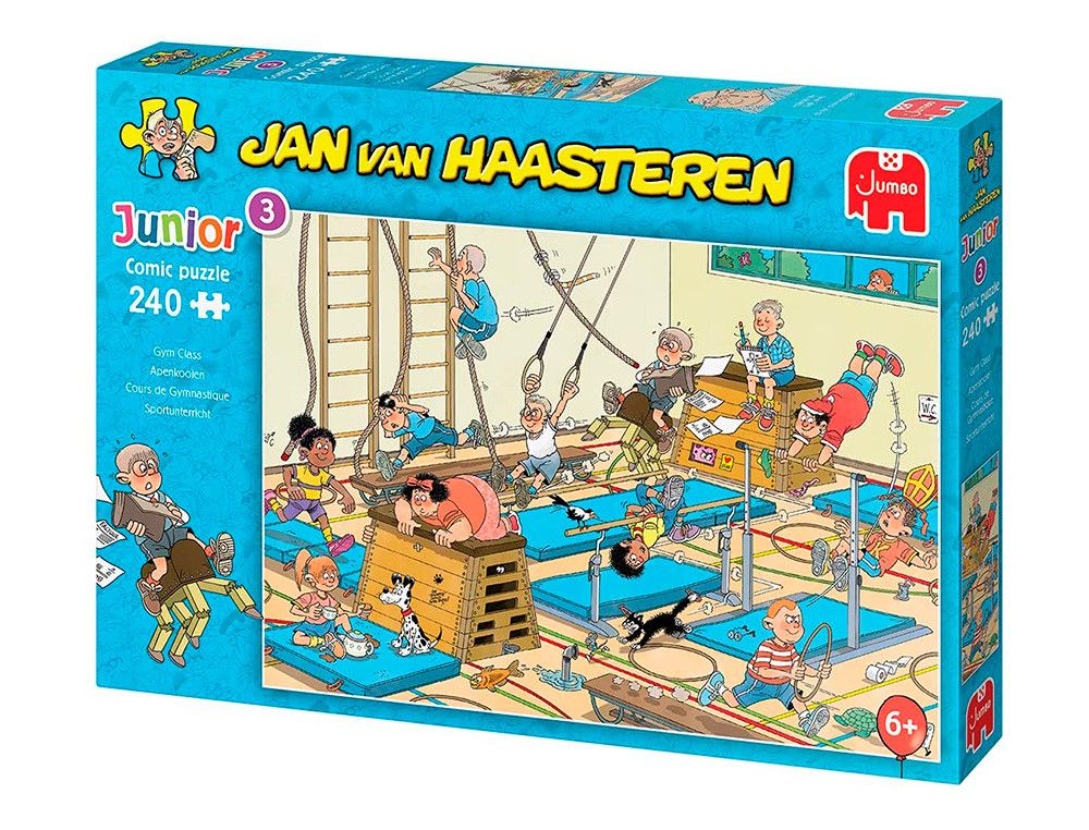 Puzle jumbo jan van haasteren clase de gym 240 piezas piezas