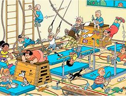 Puzle jumbo jan van haasteren clase de gym 240 piezas piezas