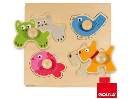 Puzzle diset animales domesticos