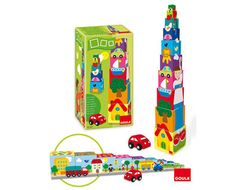 Puzzle Diset Cubos Apilables Coche