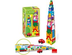 Puzzle Diset Cubos Apilables Coche