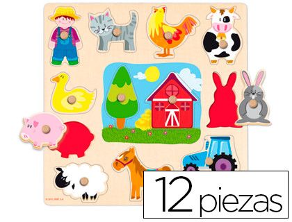 Puzzle Diset Silueta Granja