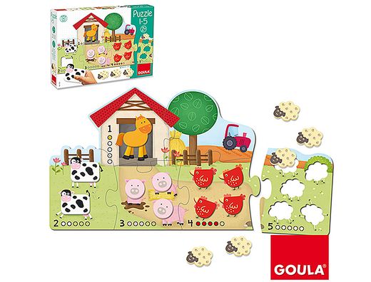 Puzzle goula 1-5 21 piezas