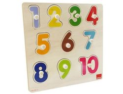 Puzzle goula numeros 10 piezas
