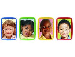 Puzzle miniland niños del mundo set de 4 unidades 20 piezas