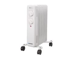 Radiador de aceite blaupunkt 1500w 7 elementos calorificos proteccion sobrecalentamiento con ruedas color blanco