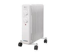 Radiador de aceite blaupunkt 2000w 9 elementos calorificos proteccion sobrecalentamiento con ruedas color blanco