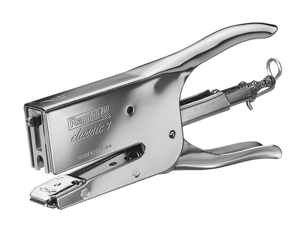 RAPID K1 Grapadora de Tenazas Cromada 50 Hojas 10510601