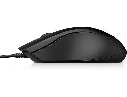 Raton hp 100 optico 1600 dpi 2 botones con cable color negro