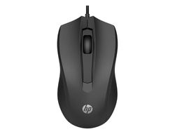 Raton hp 100 optico 1600 dpi 2 botones con cable color negro