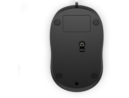 Raton hp 1000 inalambrico optico 1200 dpi 3 botenes con cable color negro