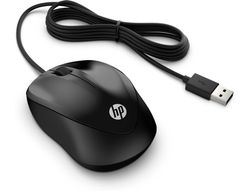 Raton hp 1000 inalambrico optico 1200 dpi 3 botenes con cable color negro