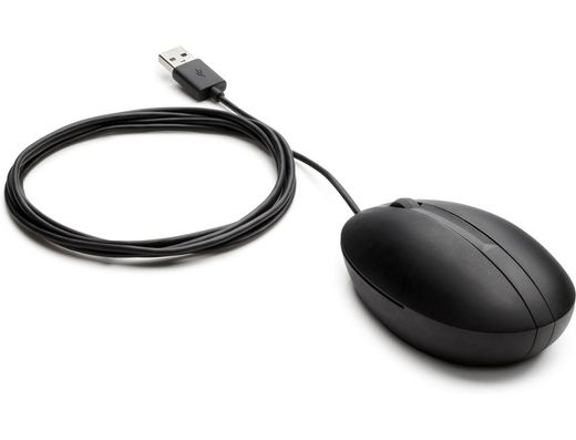 Raton hp 320m optico 1000 dpi usb-a longitud cable 180 cm color negro